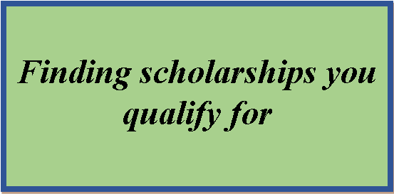 finding scholarships you qualify for